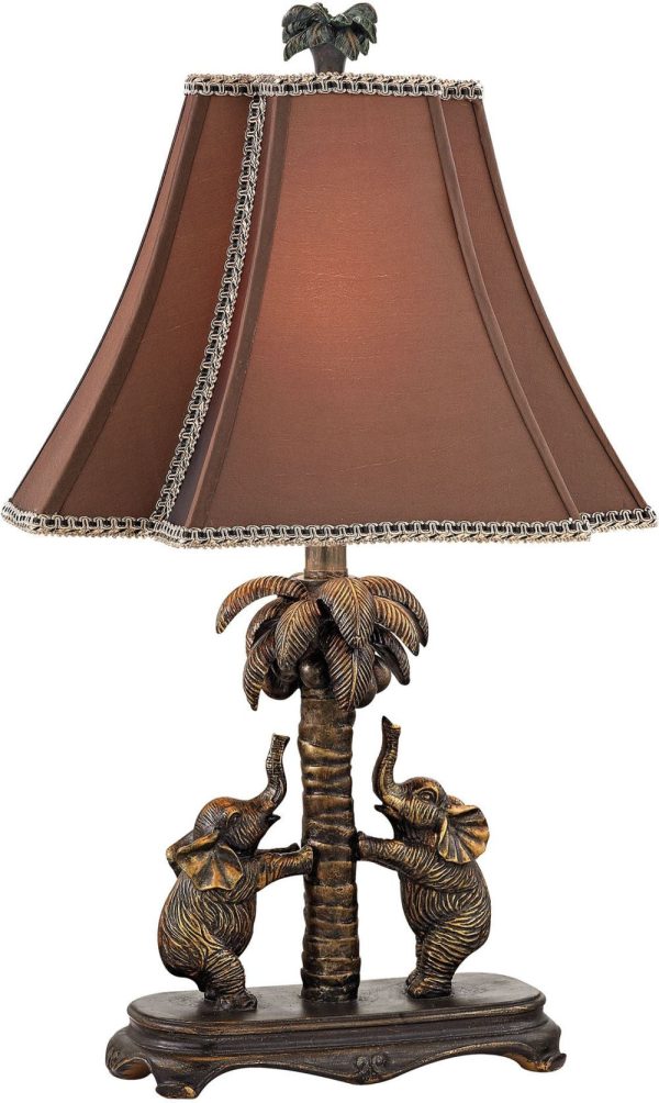 Adamslane Elephant Table Lamp In Bronze Online Hot Sale