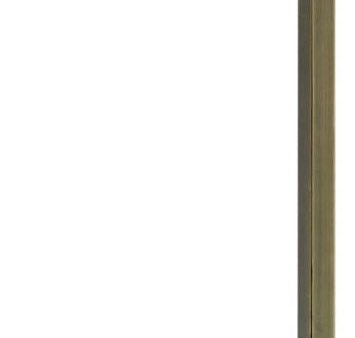 Antique Brass Floor Lamp With Clear Glass Shade For Cheap