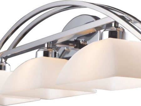 Arches 3 Light Vanity In Polished Chrome Supply