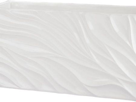 Swirl Table Planter - White Online Sale