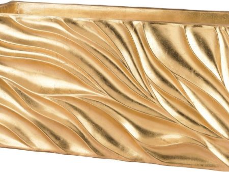 Swirl Table Planter - Gold Leaf For Discount