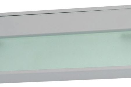 Zeelite 2 Lamp Cabinet Light In Stainless Steel and Diffused Glass Online now