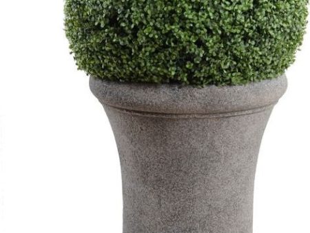 22" Boxwood Ball In Classic Drum Pot For Discount