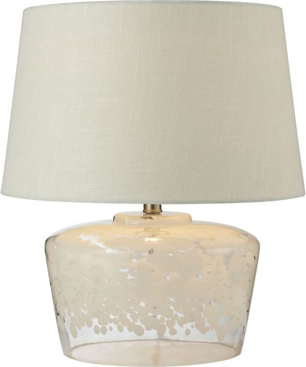 18  Flurry Frit Well Boutique Glass Table Lamp Cheap