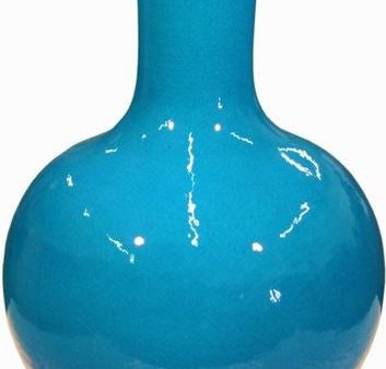 Turquoise Globular Vase For Discount