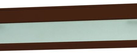 Zeelite 4 Lamp Cabinet Light In Bronze and Diffused Glass Cheap