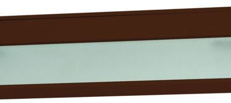 Zeelite 3 Lamp Cabinet Light In Bronze and Diffused Glass Fashion