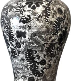 Black Dragon Prunus Vase For Sale