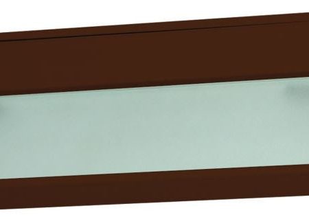 Zeelite 1 Lamp Led Cabinet Light In Bronze With Diffused Glass Sale