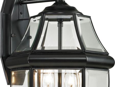 Ashford 2 Light Exterior Coach Lantern In Black Online Hot Sale