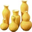 Assorted Vases Set of 6 - Yellow Discount