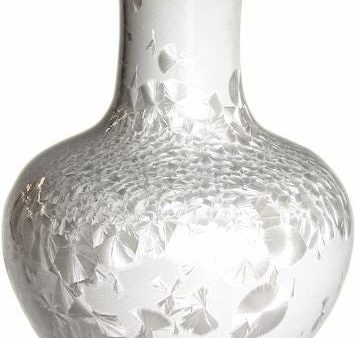 Crystal Shell Globular Vase on Sale