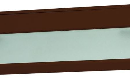 Zeelite 2 Lamp Led Cabinet Light In Bronze With Diffused Glass For Cheap