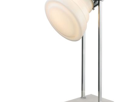 Adjustable Vintage Ball Handle Led Desk Lamp In Polished Nickel Online