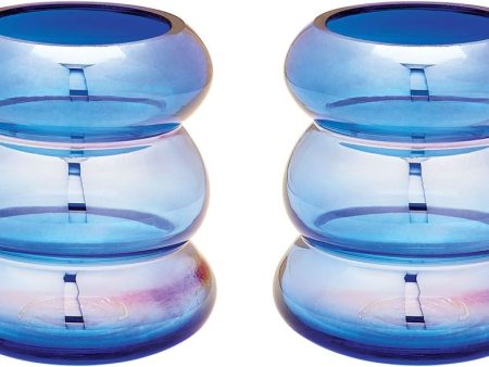 Cobalt Ring Vase - (Set of 2) on Sale