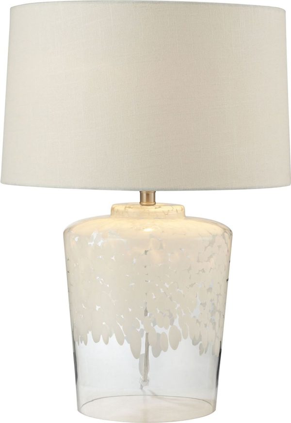 25  Flurry Frit Well Boutique Glass Lamp Hot on Sale