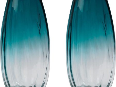 Aqua Ombre Vase Fashion