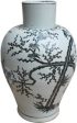 B&W Yuan Dynasty Kwanyin Vase Magpie On Treetop Discount