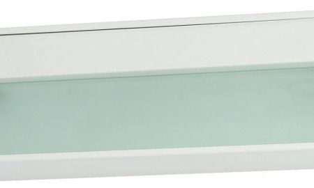 Zeelite 2 Lamp Led Cabinet Light In White With Diffused Glass For Discount