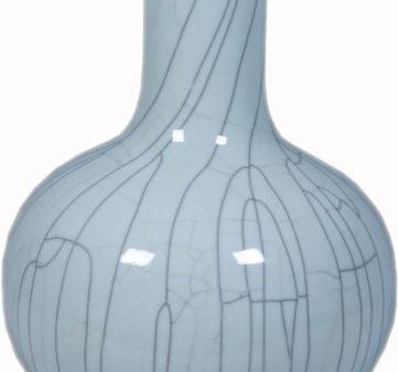 Crackle Celadon Globular Vase Discount