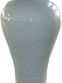 Celadon Fish Plum Vase Supply