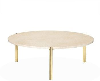 Bryce Round Cocktail Table - Cream For Sale