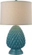 Acorn Ceramic Table Lamp In Deep Seafoam Glazed Ceramic Cheap