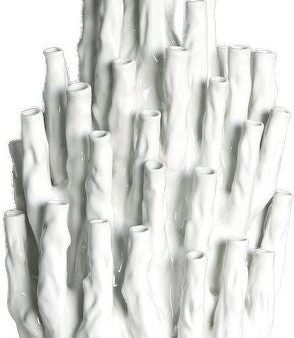 Coral Vase White - L Discount